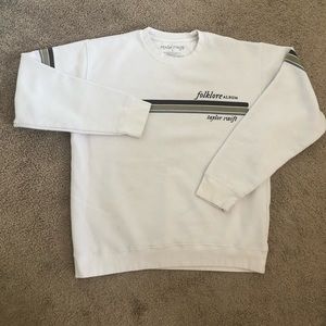 Taylor Swift Folklore Striped Pullover